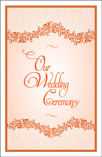 Wedding Program Cover Template 4C - Graphic 7